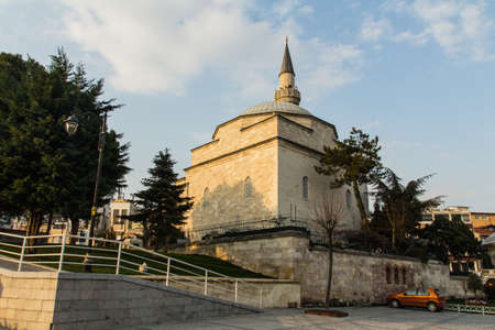View of the Firuz Aga Mosque in Istanbul, Turkeyの写真素材