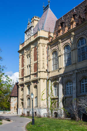 Facade of Vajdahunyad Castle in Budapest. Hungaryのeditorial素材