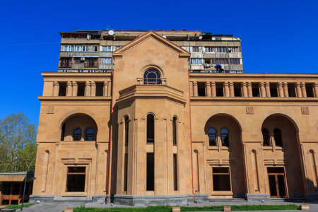 The utility rooms of the historic Holy Mother of God Kathoghike Church in Yerevan. Armeniaのeditorial素材