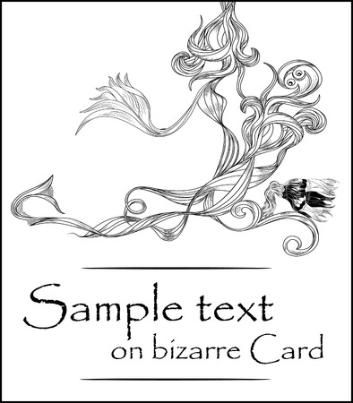 bizarre backgroundのイラスト素材