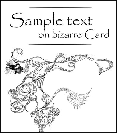 bizarre backgroundのイラスト素材