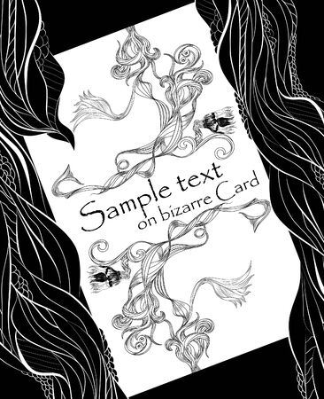 bizarre backgroundのイラスト素材