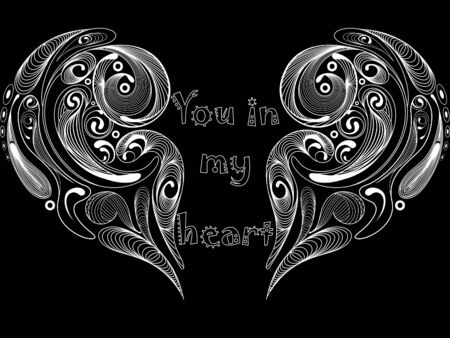 You in my heartのイラスト素材