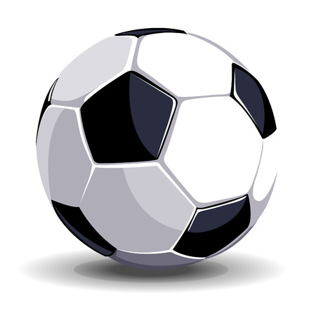 high quality isolated soccer ballのイラスト素材