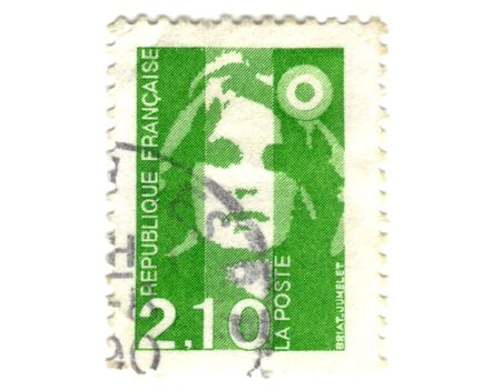 Old green french stampの写真素材