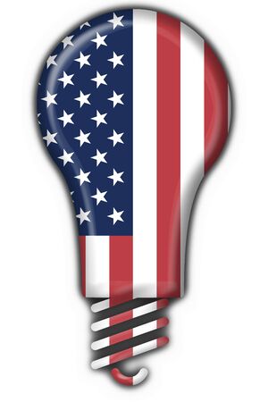 USA button flag lamp shapeの写真素材