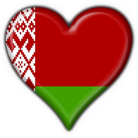 belorussian button flag heart shapeの写真素材
