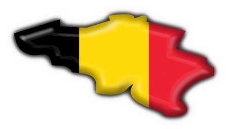 belgium button flag map shape の写真素材