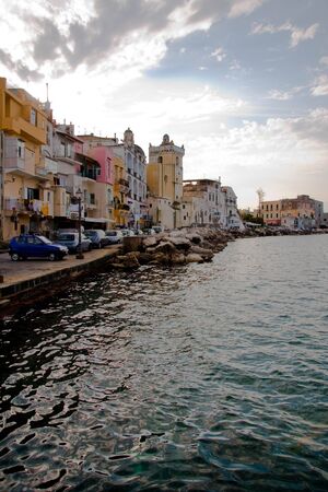Ischia Porto - On Ischia island in south of Italyの写真素材