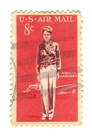 Old postage stamp from USA - 8 cent の写真素材