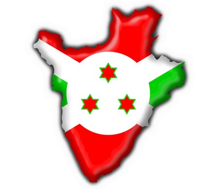 burundi button flag map shape - 3d madeの写真素材