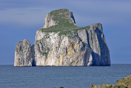 Pan di Zucchero Coast of Nebida-Masua in south-western Sardinia の写真素材