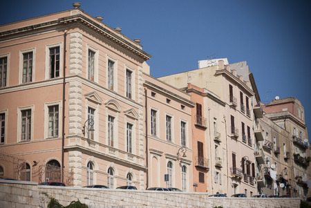 Cagliari Historic buildingsの写真素材