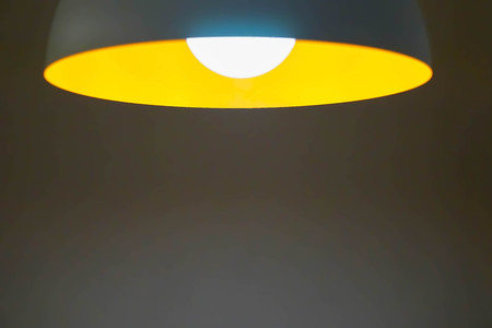 The inner orange color lamp with some space for textの写真素材