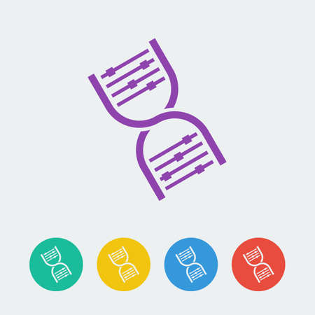 Vector dna icon. のイラスト素材