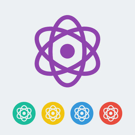 Vector atom symbol.のイラスト素材