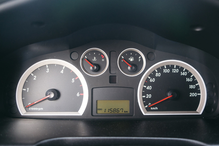 Car Speed Dashboard with LED display panel