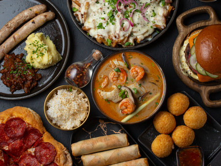 Traditional spanish tapas, tapas, snacksの写真素材