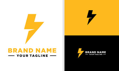 LETTER L LOGO MONOGRAM BOLT NEGATIVE SPACE EDITABLEのイラスト素材