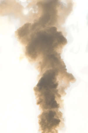 column of smoke, cut outの写真素材