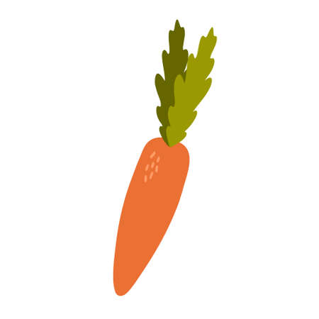 Cartoon carrot Vector Icon Set for Web Designのイラスト素材