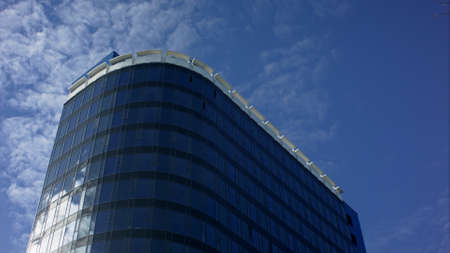 Timelapse Skyscraper and Skyの写真素材