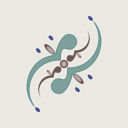 Ornamental Abstract Elementのイラスト素材