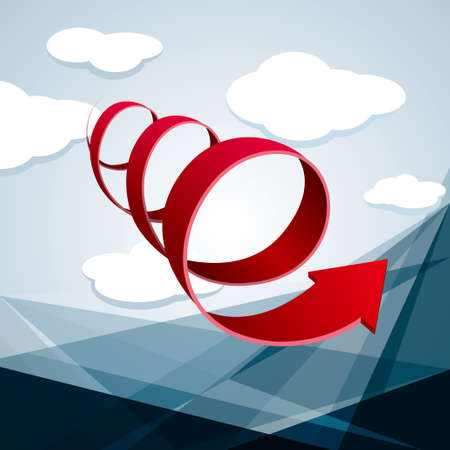 Arrows symbol background.Abstract background concept design.