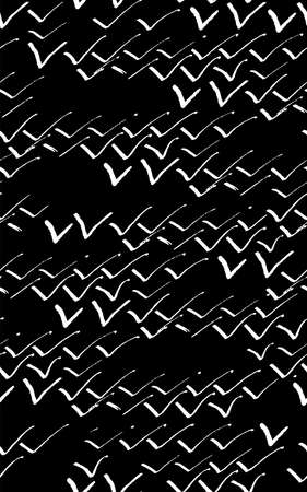 Abstract seamless doodle pattern, hand drawn ink sketch background, vector illustrationのイラスト素材