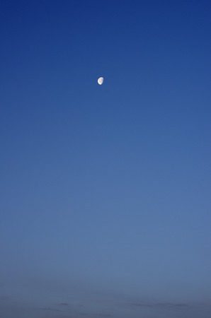 The moon and the skyの写真素材