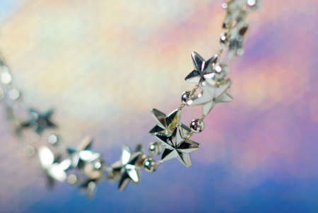  cristmas Embellishment-asterisks, festive toysの写真素材
