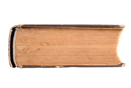 texture of the old book white backgroundの写真素材