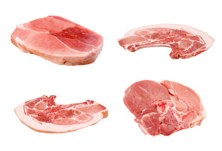   Fresh pork,  piece of gentile meat, protein foodの写真素材