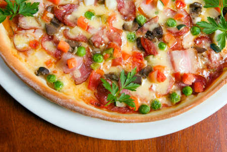 Pizza and italian kitchen. Studio. ,Close-upの写真素材