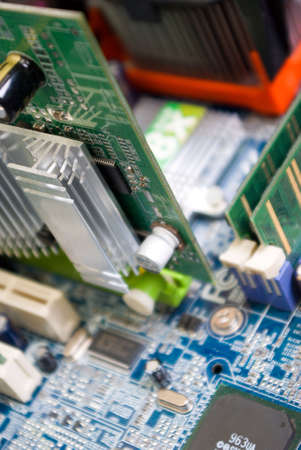 close up photo circuit plate 