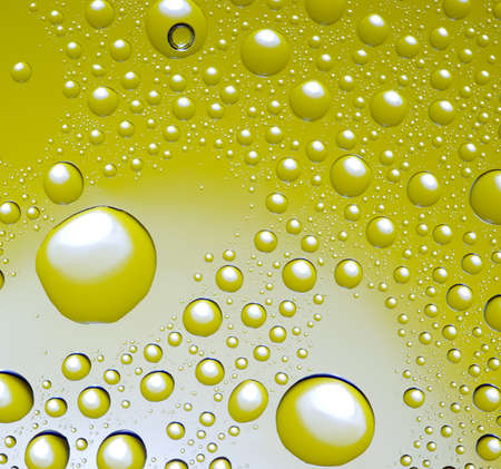 green water droplets background .close-up