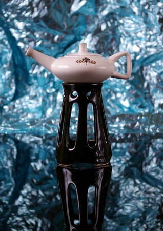 Aromatic lamp on the brilliant  backgroundの写真素材