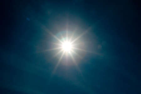 sunny sky.clean sky with cloudの写真素材