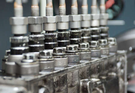 close up view of  mechanism.Shallow depth-of-fieldの写真素材