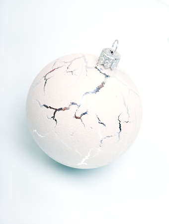 Christmas balls .embellishment cristmas.on white backgroundの写真素材