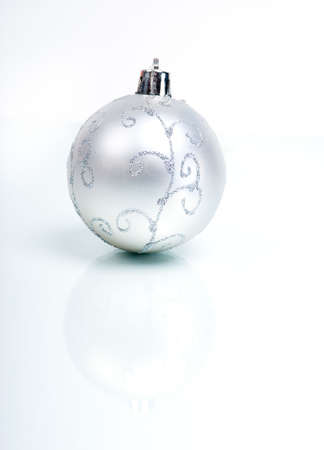 Christmas balls .embellishment cristmas.on white backgroundの写真素材