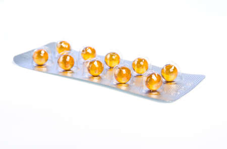 Tablets .on white background 