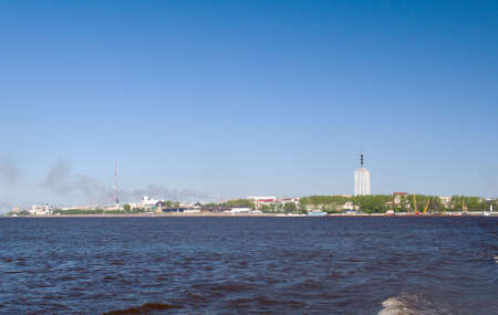 Arkhangelsk cyti.shot riverの写真素材