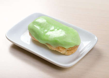 delicious cake with glaze .sweet dessert..close-upの写真素材