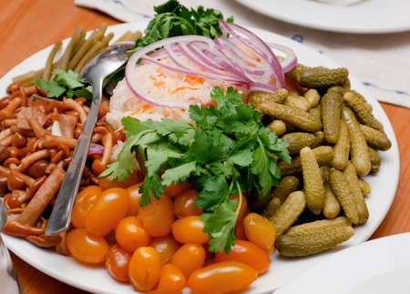 vegetable arrangement .close upの写真素材