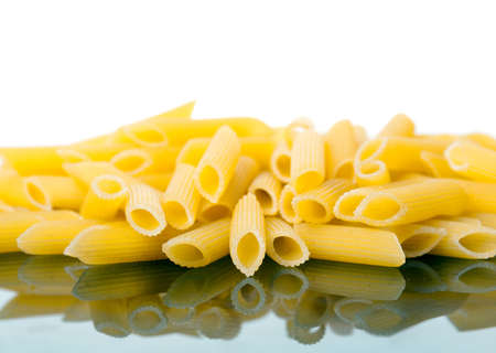 pasta  isolated on a white background.の写真素材