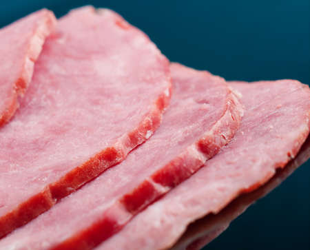 Beautiful sliced food arrangement of meat.Shallow DOF の写真素材
