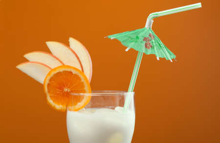 Pina Colada - Cocktail with Cream, Pineapple Juice and Rumの写真素材