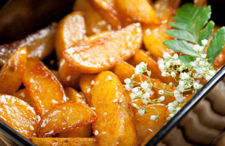 Japanese cuisine grilled potatoes