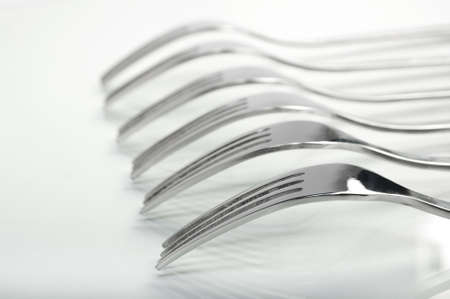 abstract fork background as a food concept  Shallow depth-of-field  の写真素材